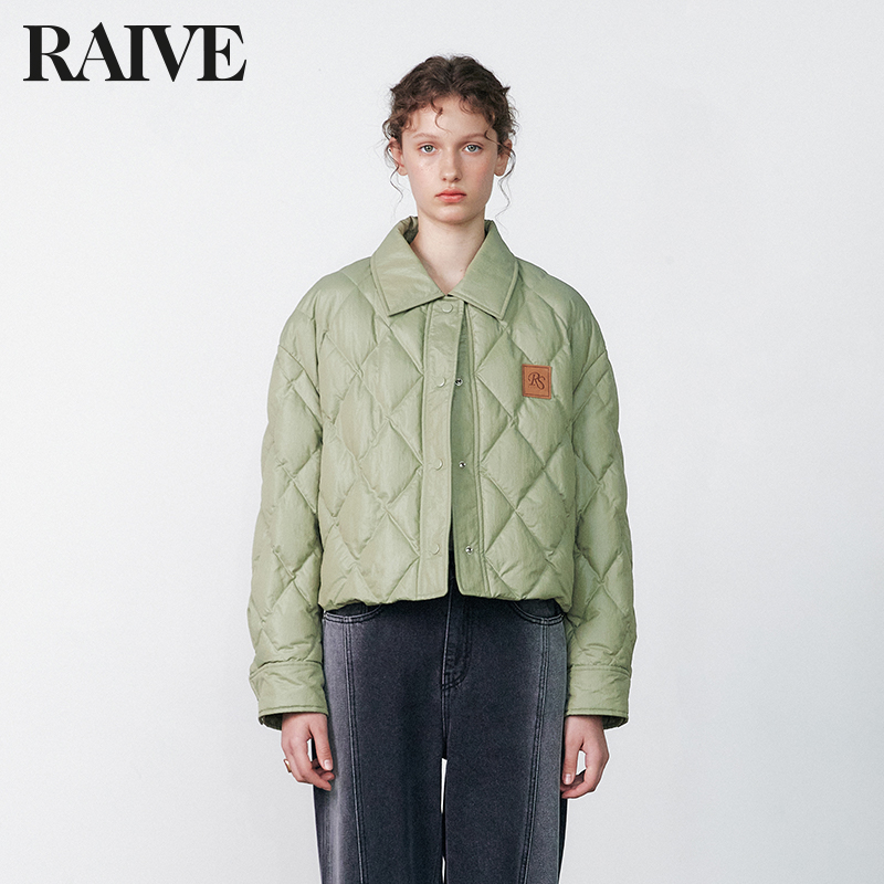 RAIVE法式绗缝短款羽绒服