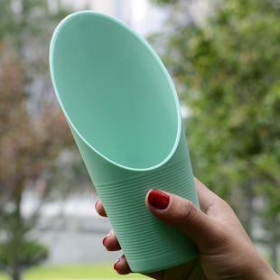 多肉铲土杯塑料筒铲土勺园艺工具套装盆景种植铺面土铲微景观工具