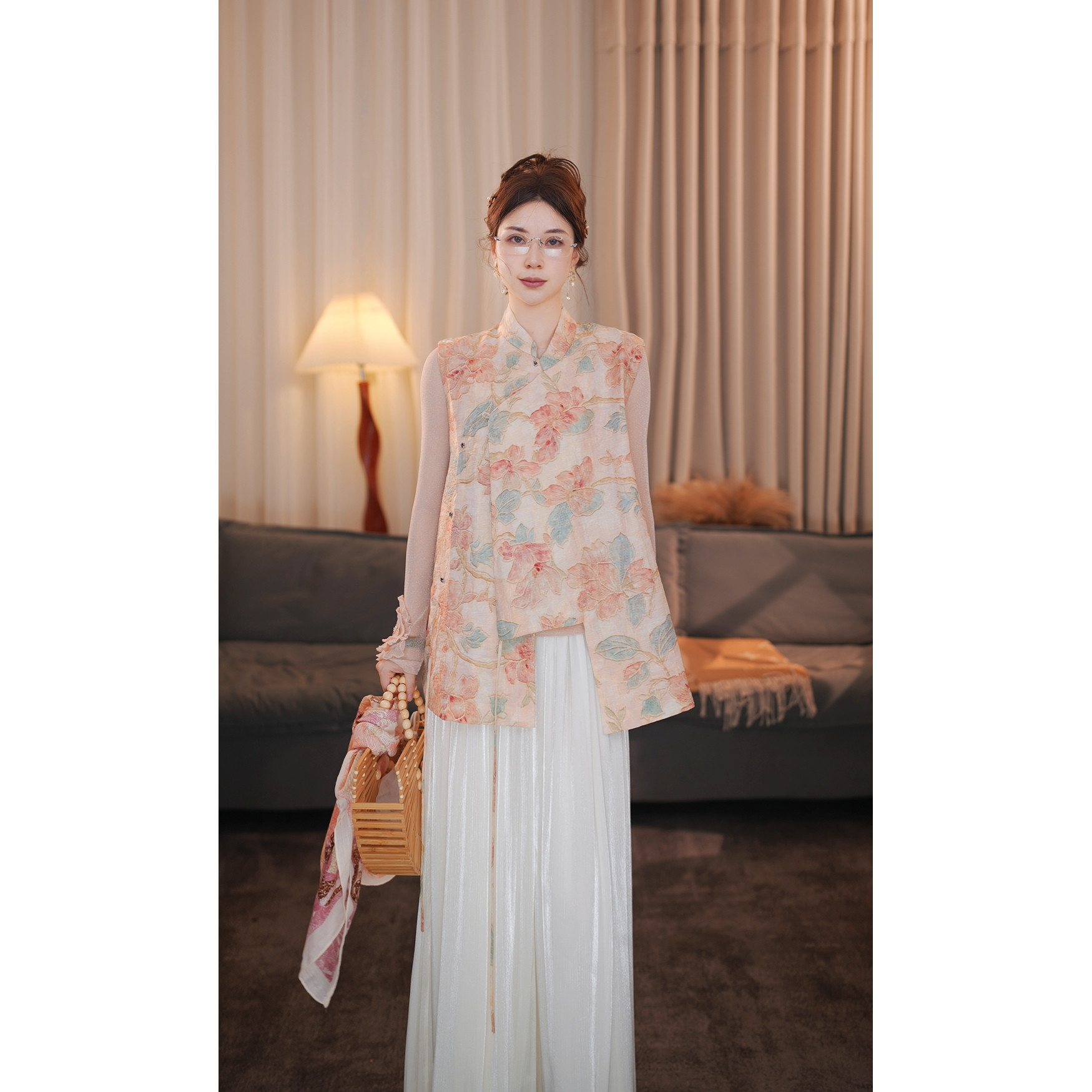 2026夏季新款新中式马甲显瘦宽松无袖上衣女装