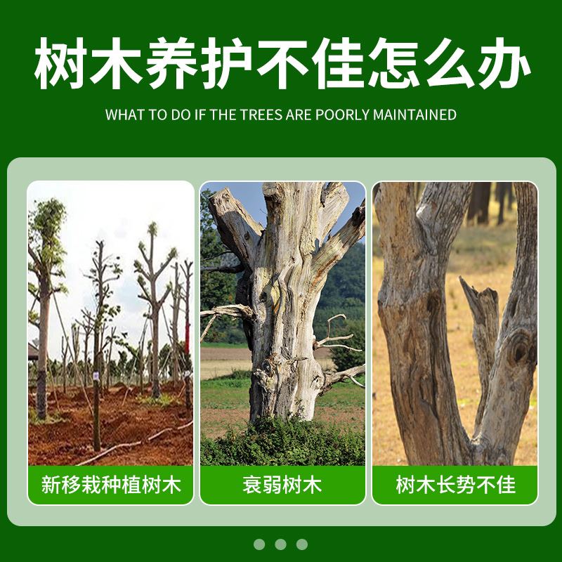 树木营养液大树吊针液通用型果树移栽激活肥料输液袋植物生根复活