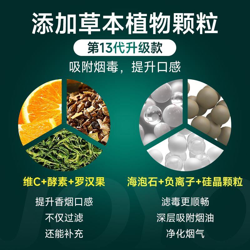 烟嘴过滤器正品粗中细支三用香烟过滤嘴一次性抽吸烟滤嘴器男士牌