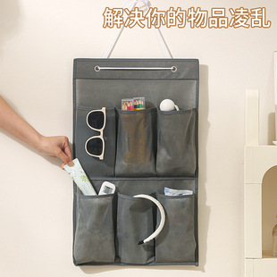 子收纳挂袋家用门窗悬挂式 多功能鞋 杂物收纳袋立体分格衣物整理袋