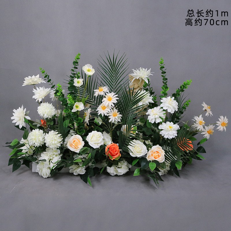 森系婚礼路引桌花绢花球