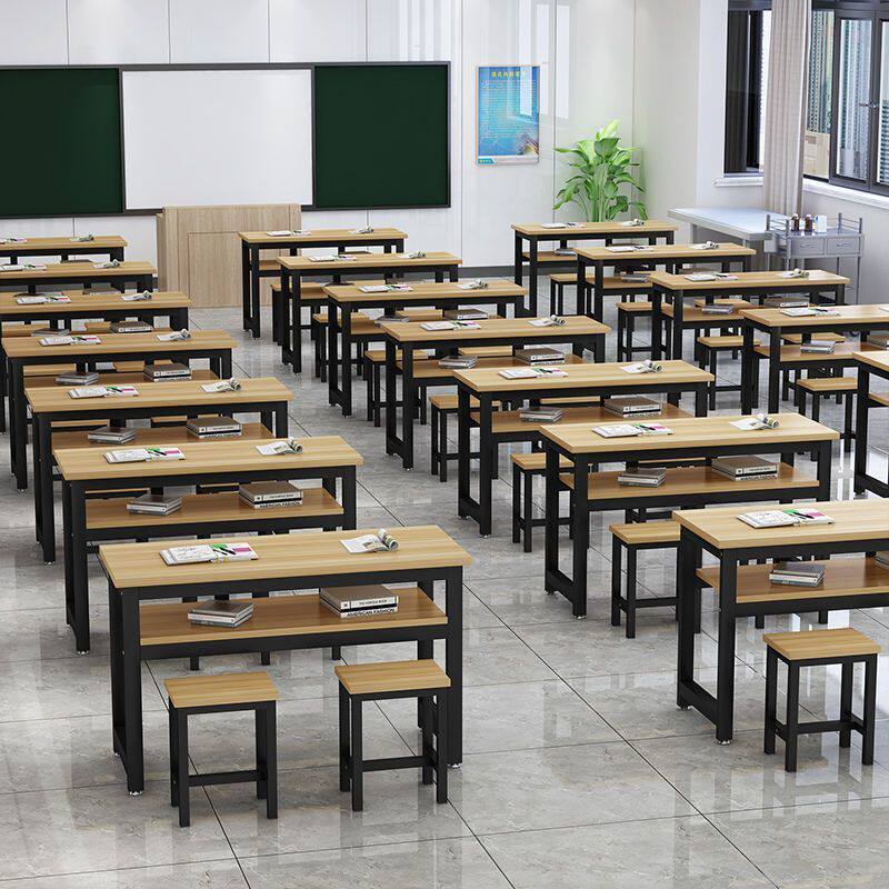 课桌椅培训班学习桌学校辅导班补习班圆角书桌椅中小学生儿童家用