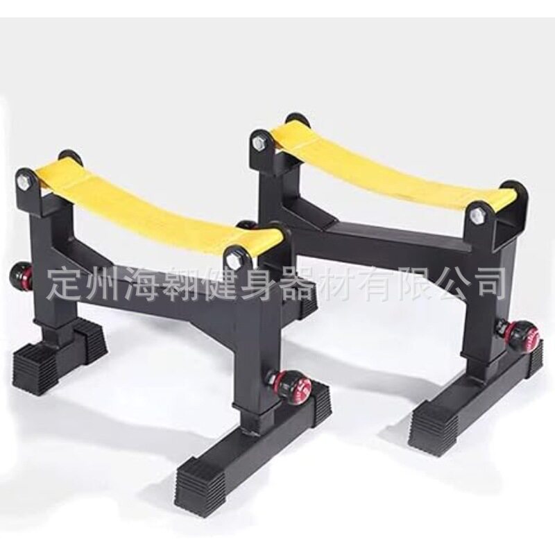 可调杠铃硬拉缓冲台杠铃架防震垫家用健身器材支架放置架举重硬拉