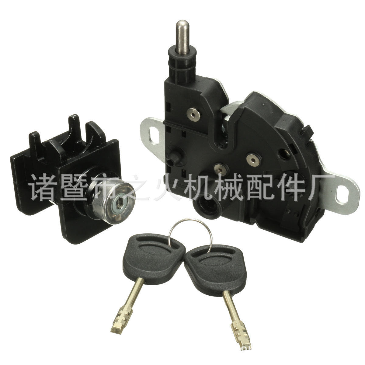 适用福特全顺MK6引擎盖锁机盖锁+锁芯钥匙00-064124287