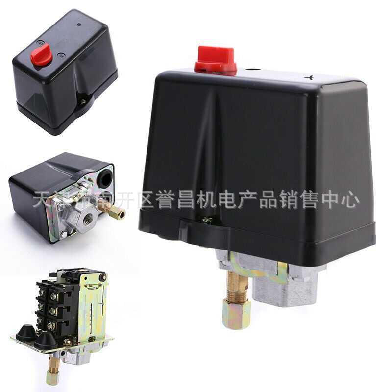 空气压缩机的3相压力开关气压开关380V/400V 16A压力开关3-12 ba
