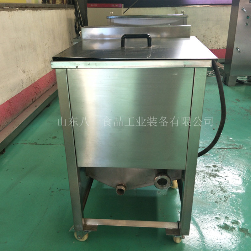 供应油炸锅 青豆油炸机智能温控油水混合毛豆加工小型商用炸锅