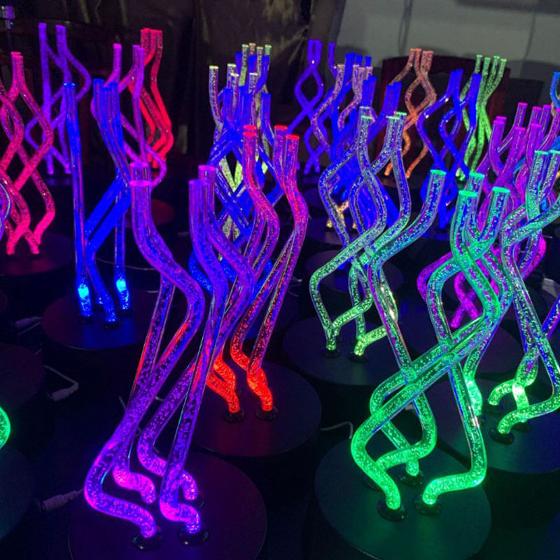 七彩旋转灯光跳舞灯 LED变色小夜灯 会跳舞装饰小夜灯酒吧灯