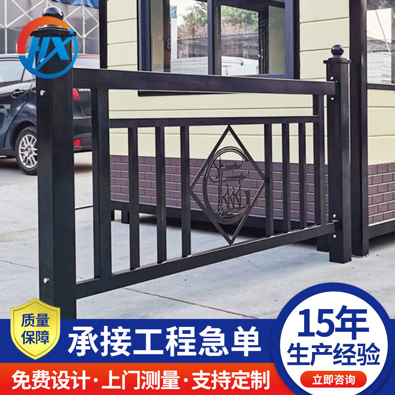 厂家直供锌钢市政道路护栏城市文化景观护栏人行道路防撞交通护栏