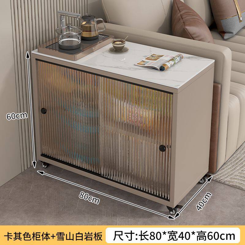 简约现代边几边角客厅边柜沙发角桌夹缝窄柜扶手桌可移动实木茶几