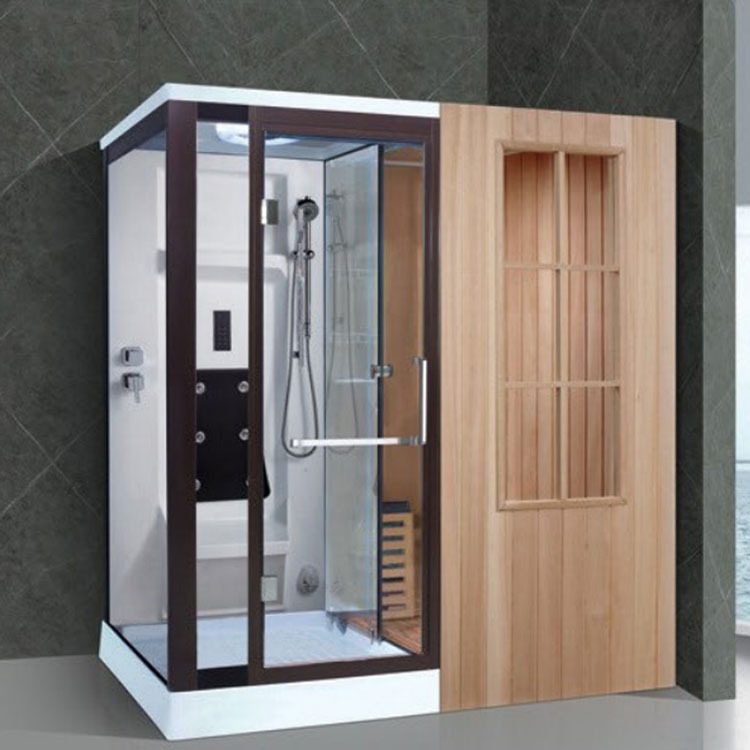 源头工厂家用汗蒸房干湿分离一体桑拿淋浴房木制汗蒸箱sauna room
