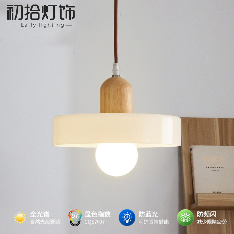 广东中山餐厅吊灯设计师款极简圆形吧台灯现代简约大气饭厅餐桌灯