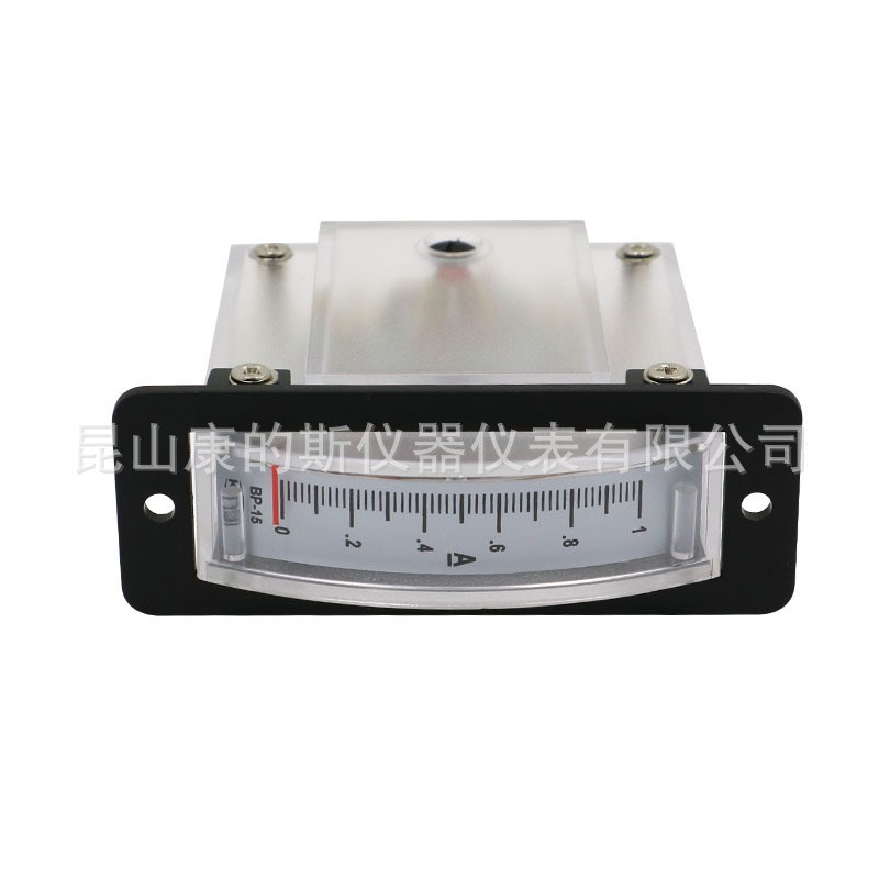 指针式直流电流表 槽型表头BP-15 DC1A竖版 小型低电流仪表