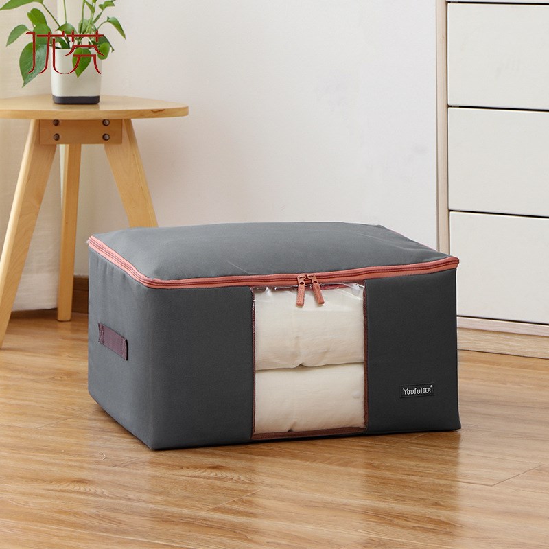 厂家直销600D可水洗牛津布棉被袋大视窗无痕收纳袋行李搬家袋