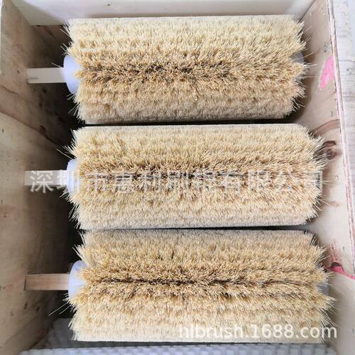 深圳毛刷厂专业制作PCB主板焊锡后清洗机毛刷盘 助焊剂残留物清洗