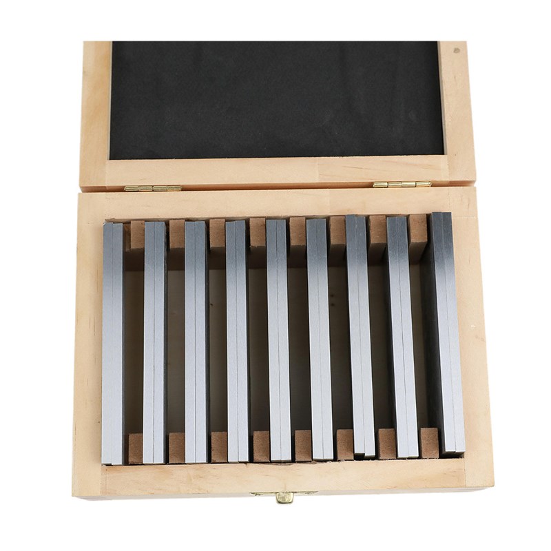 9对公制平行铁100mm长18件套平行垫块100x4x10-42 虎钳平行板