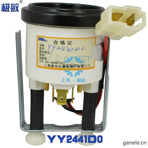 油压表黄河YY2441D0电磁式柴油发电机机油压力表24v压力指示器
