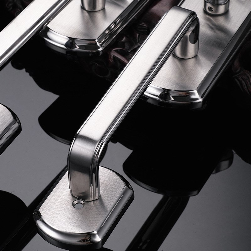 欧式大门锁 别墅实木大门仿古把手美式执手门锁 室内双开大门锁