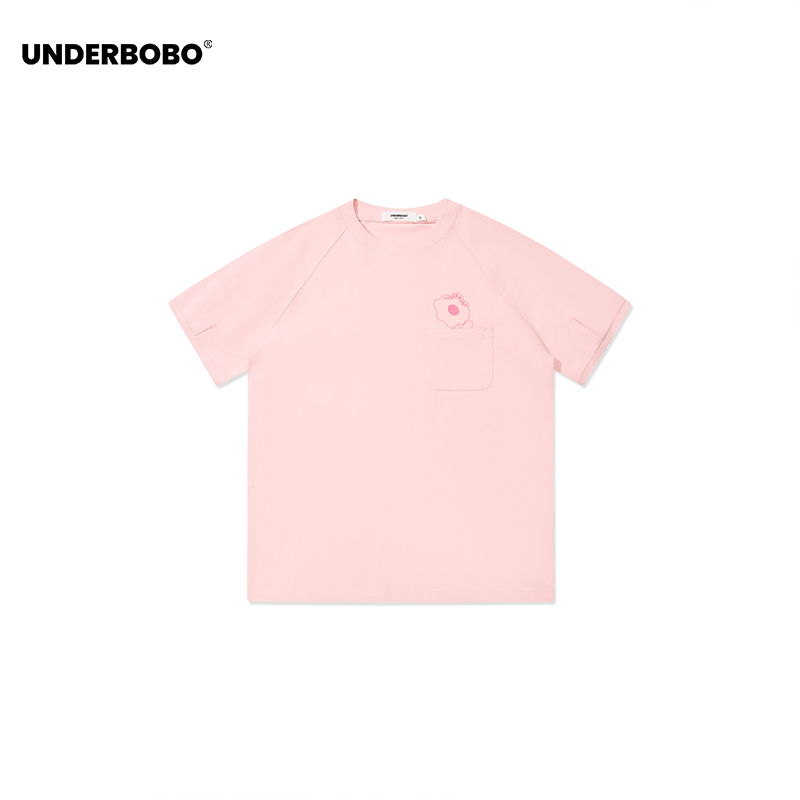 UNDERBOBO泡泡袖显瘦减龄T恤女