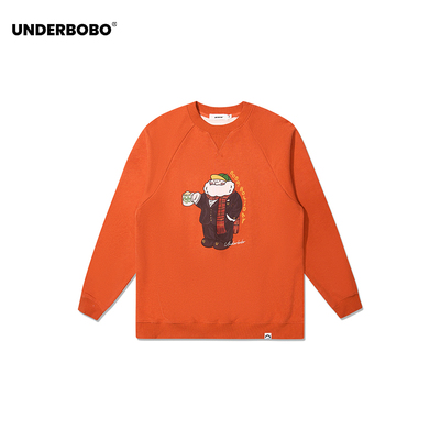 UNDERBOBO休闲套头插肩袖卫衣