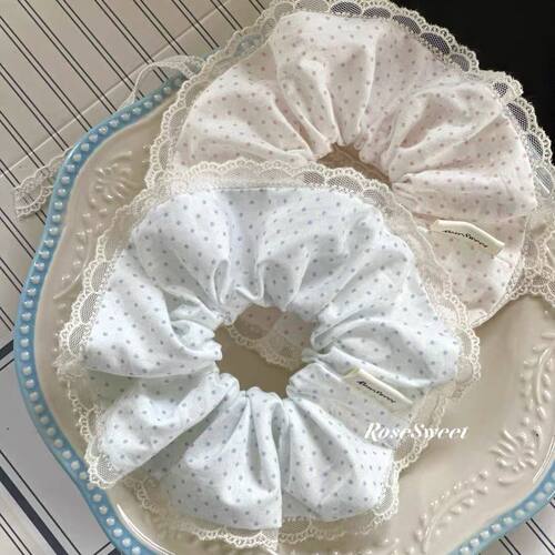 发绳布甜美可爱粉的古风原发饰