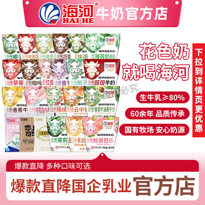 海河牛奶多口味可可巧克力早餐奶