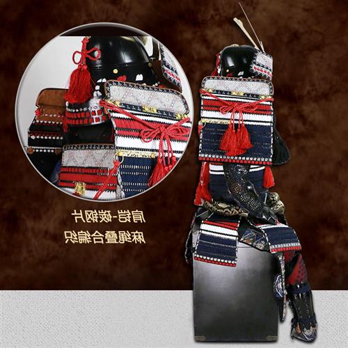 哇偶定制日本武士盔甲纯手工头盔甲胄防护衣饰日式酒屋餐厅摆件图片