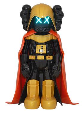 kaws黑武士雕塑玻璃钢公仔摆件店铺门口酒吧大型网红潮玩装饰落地