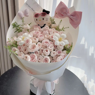 仙子之吻折射玫瑰花束鲜花