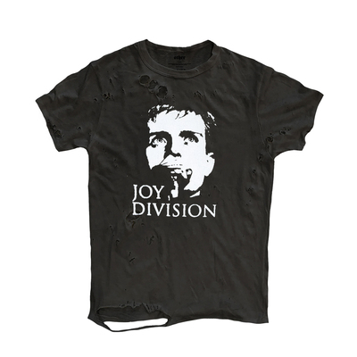 十卟SHIBU 欢乐分队Joy Division摇滚朋克风创意印花短袖T恤潮流