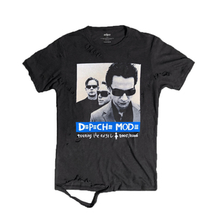 十卟SHIBU Depeche Mode乐队摇滚朋克亚文化短袖T恤破洞做旧水洗