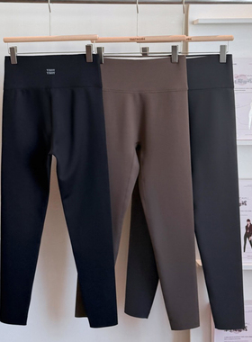 佐丹伊88023高腰提臀小脚裤女长裤收腹加绒羊毛椰椰裤保暖瑜伽裤