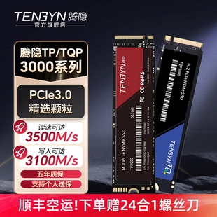 512G 腾隐TQP3000台式 NVMe 256G 机笔记本SSD固态硬盘PCIe3.0