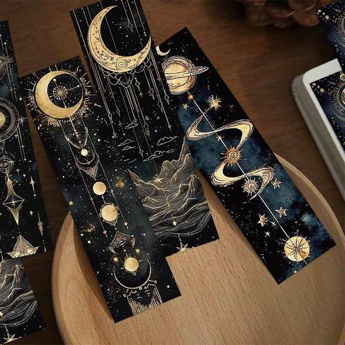神秘宇宙星空书签装饰