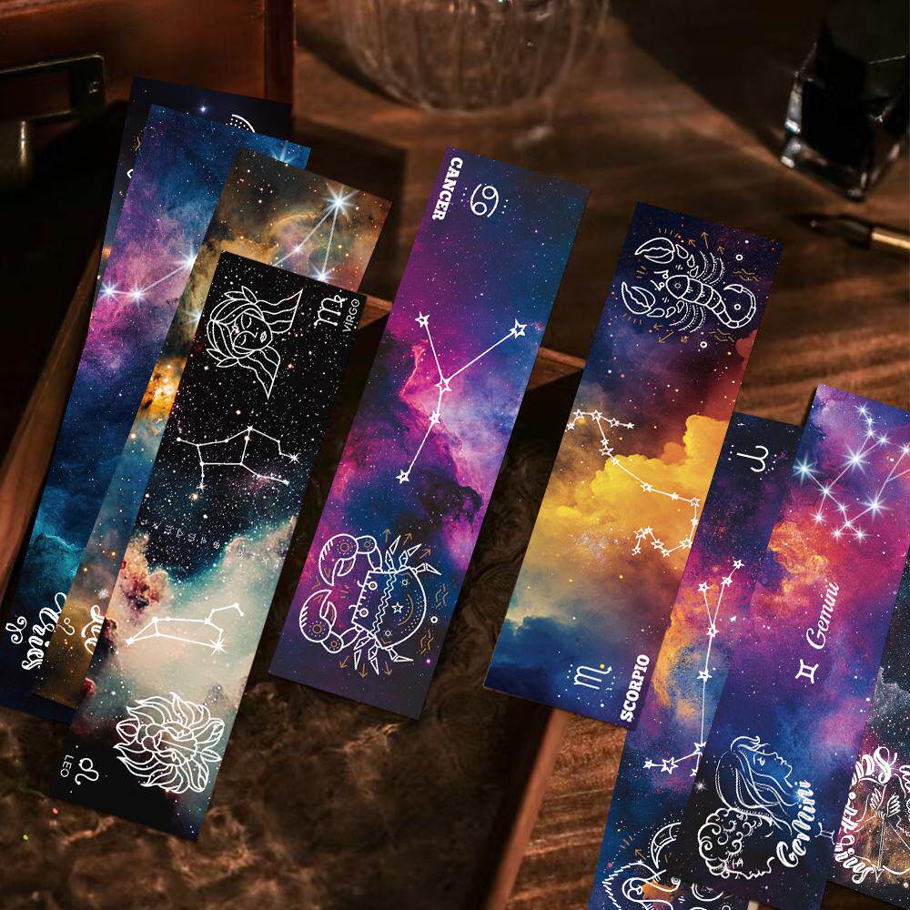 星座书签学生老师阅读书籍标注