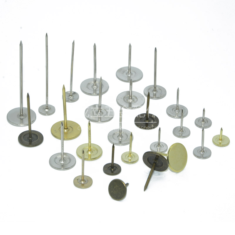 彩色圆头钉图钉平面钉平头钉按钉圆头钉木头钉子摁钉装饰钉泡钉