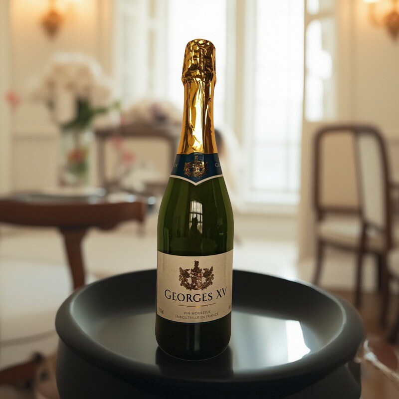 正品进口乔治艾伦白葡萄起泡酒750ml 11度获得吉尔伯特金奖