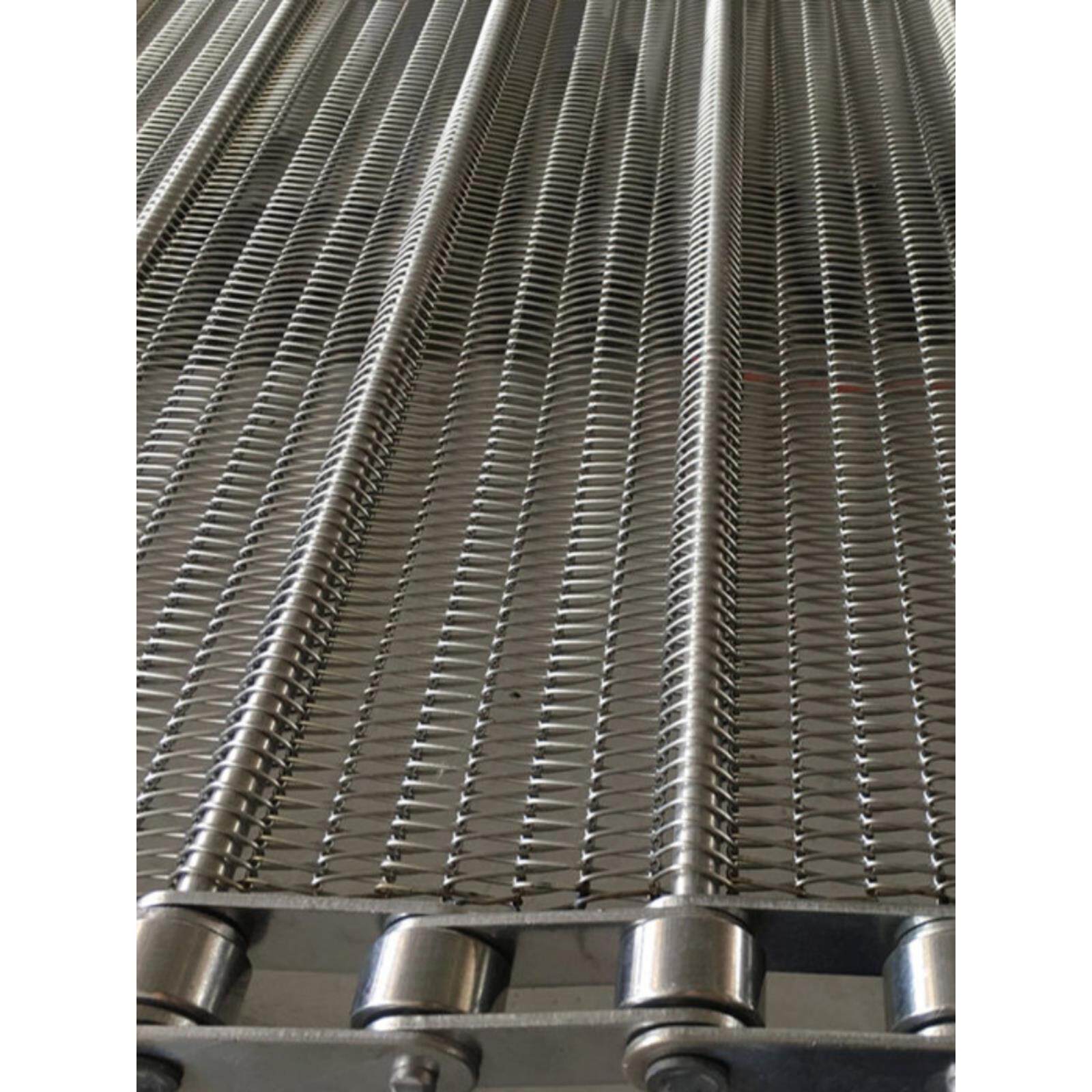 不锈钢直板链条带耳双排空心双节距滚子链定制侧弯板流水线传送带