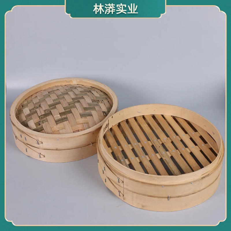 手工笼竹蒸笼竹制蒸格大蒸笼笼屉商用大包子馒头蒸屉加高蒸架