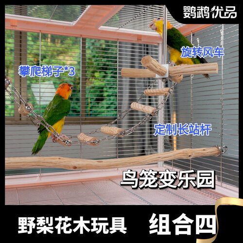 梯子三组+定制长站杆+旋转风车