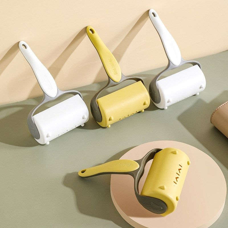 极速家用多功能衣服除尘滚筒式可撕纸粘毛器滚Q筒毡吸毛粘毛发清