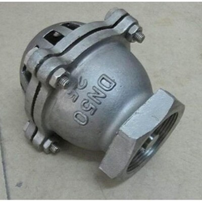 极速。201 04不锈p钢丝扣底阀H12W升降式止回阀水泵吸水底阀莲蓬