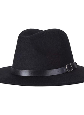 极速2022 Simplie Women Men Wool Vintage Gangster Trilby Felt