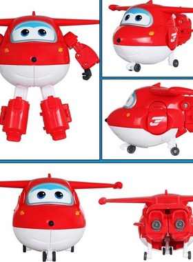 极速Big!!! Super Wings Jet DeformatEion Airplane Robot Actio
