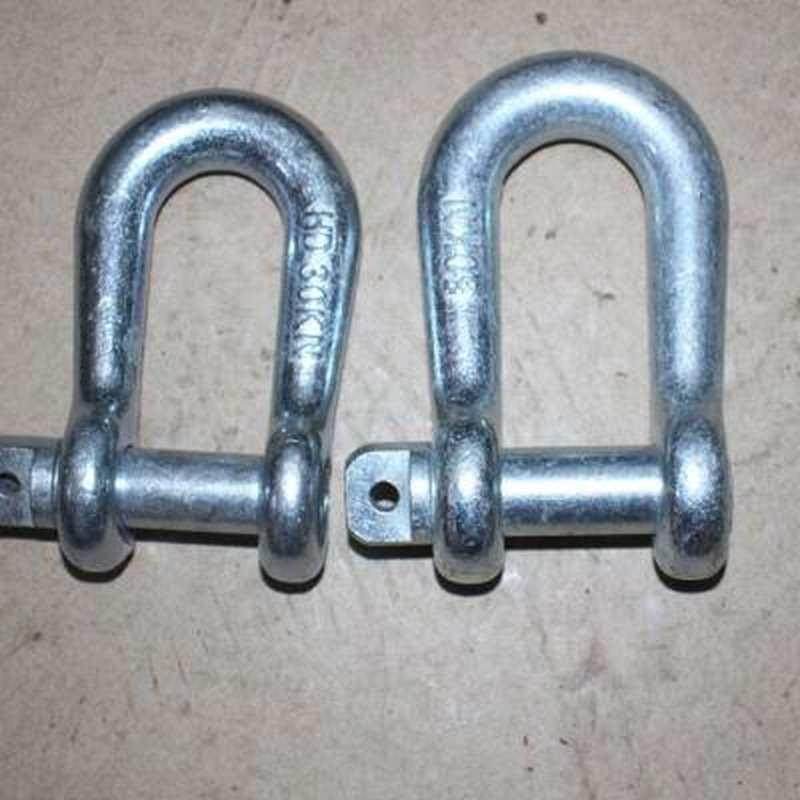 极速电力起重卸扣高强度模锻U型D型国标吊环30KN5V吨直型加长电力