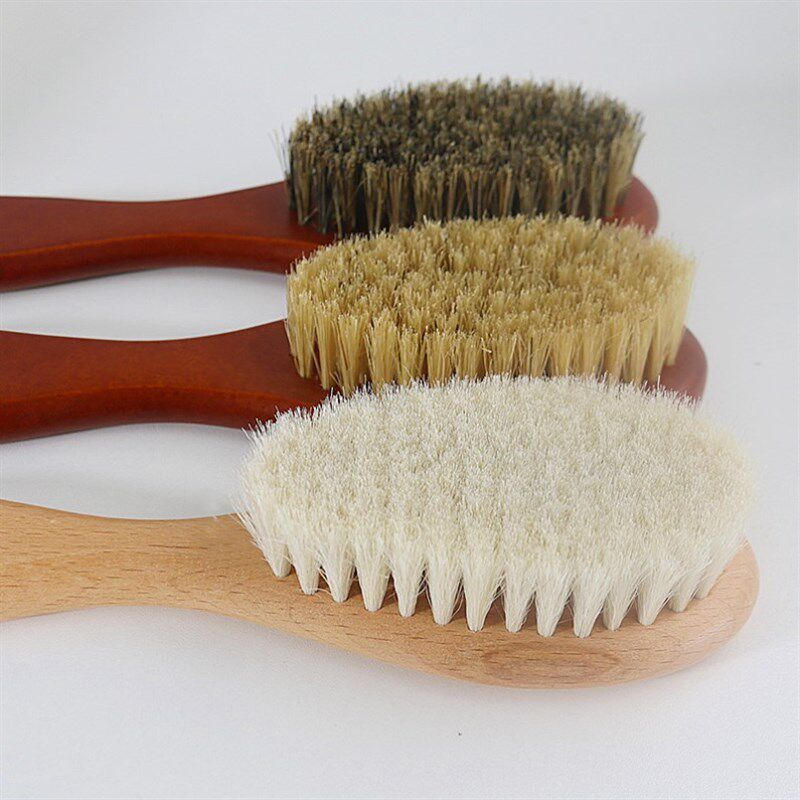 极速理发店毛刷子美n发刷不掉毛软毛剪发扫碎羊毛猪鬃马毛实木油