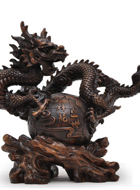 极速龙摆件工艺礼品摆q饰办公室办公桌客厅电视柜装饰品开业乔迁