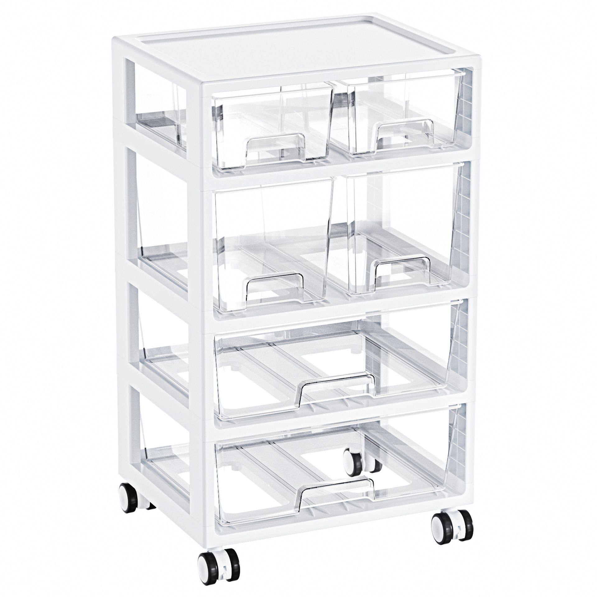 抽屉式收纳柜家用桌下面移动分层盒子玩具零食小推车化妆品置物架,收纳整理,收纳柜,淘宝优惠券,粉丝福利购,淘宝优惠卷