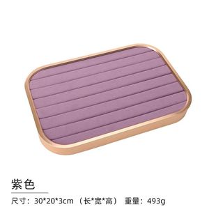 珠宝托盘展示盘戒指饰品陈列架金属边框玉器首饰架极简风